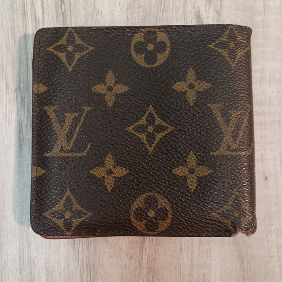 LV Louis Vuitton Monogram Bi-Fold Portefeuille Marco Men’s Wallet - Picture 2 of 13